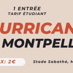 Ticket Hurricanes 1 Entree Etudiant 2026